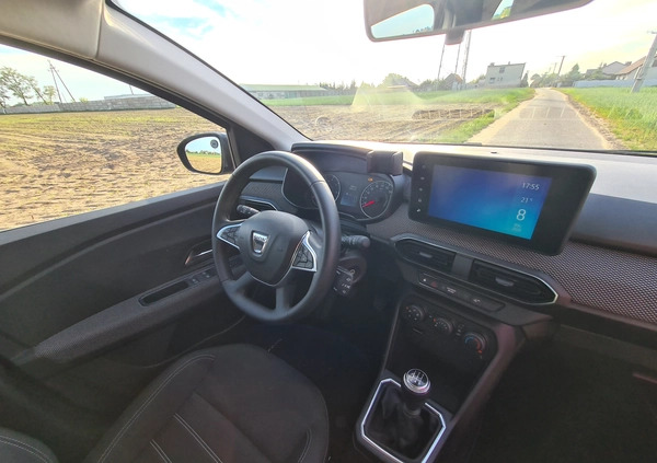 Dacia Sandero cena 27400 przebieg: 9770, rok produkcji 2021 z Witnica małe 254